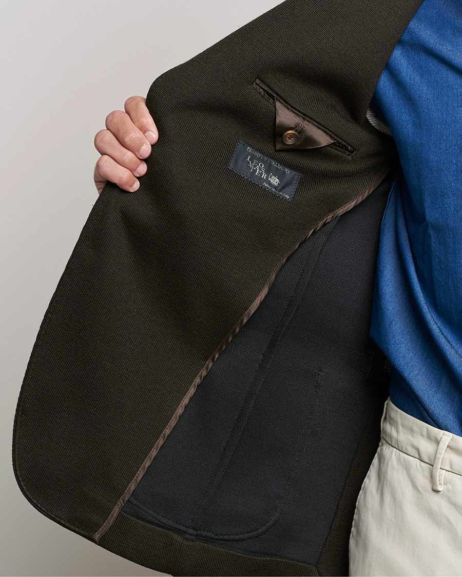 Herre | Blazere & jakker | Morris Heritage | Mike Wool Jersey Blazer Brown