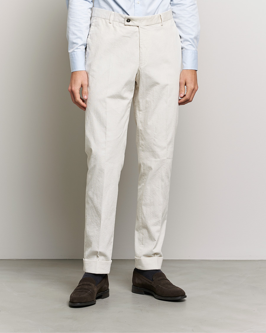 Herre | Fløjlsbukser | Morris Heritage | Jack Cord Trousers Off White