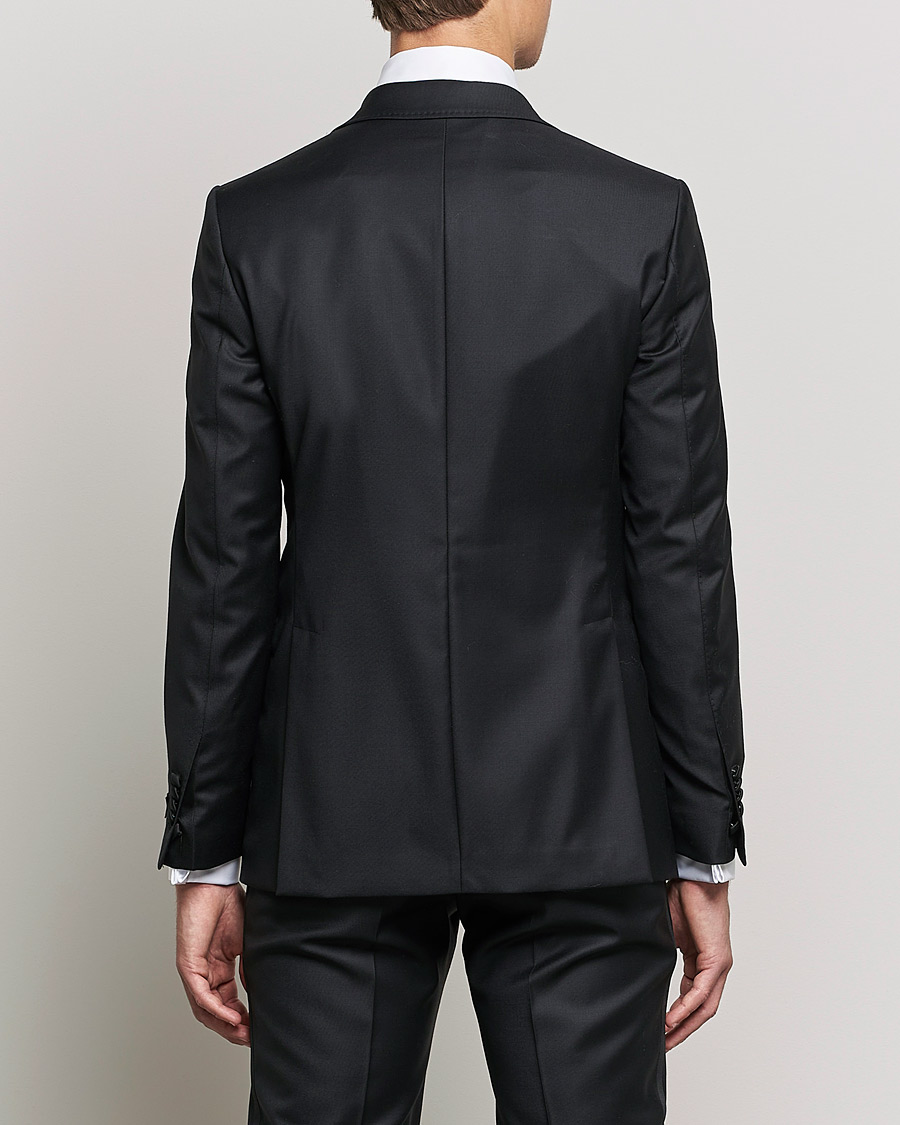 Herre | Blazere & jakker | Morris Heritage | Double Breasted Tuxedo Blazer Black