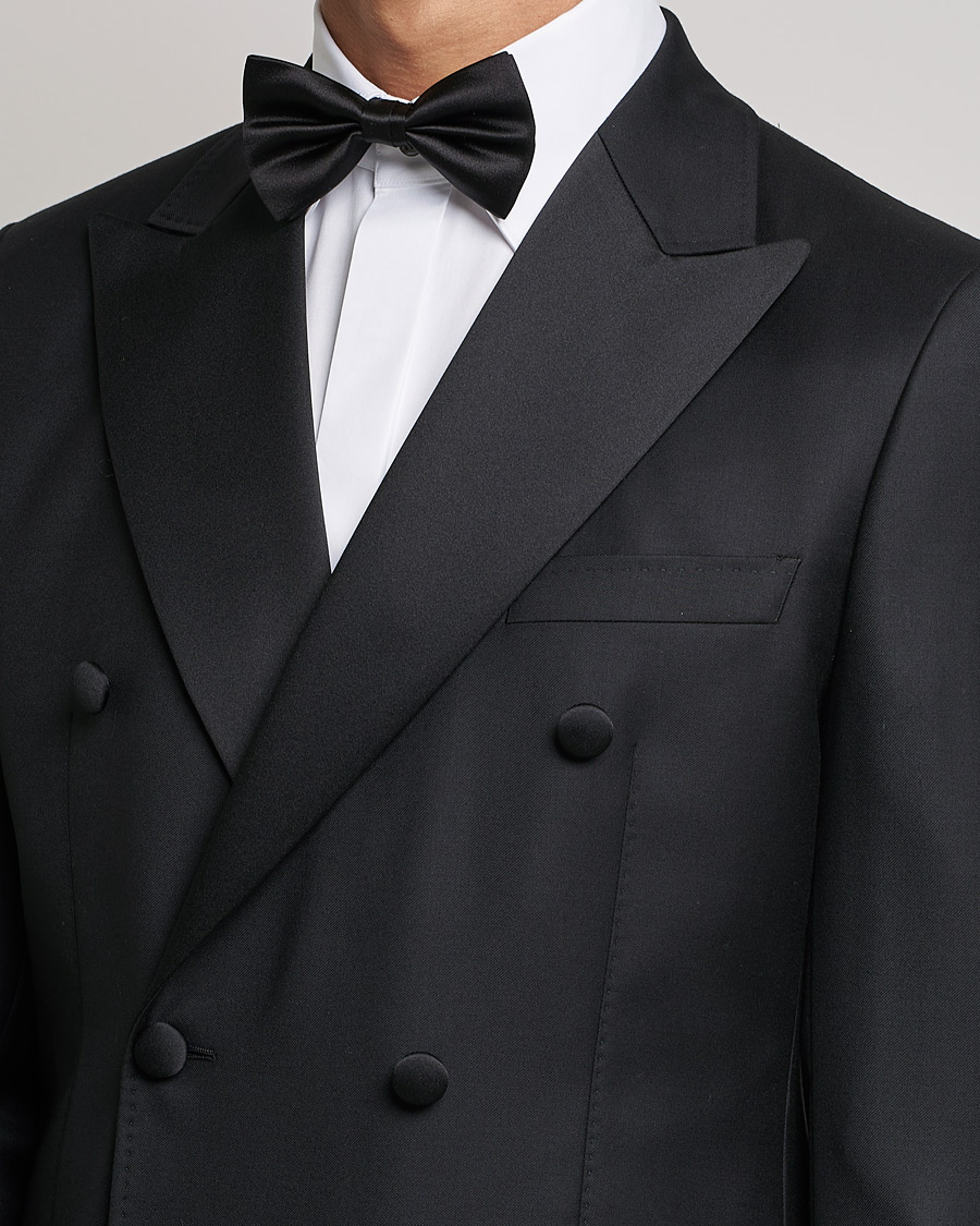 Herre | Blazere & jakker | Morris Heritage | Double Breasted Tuxedo Blazer Black
