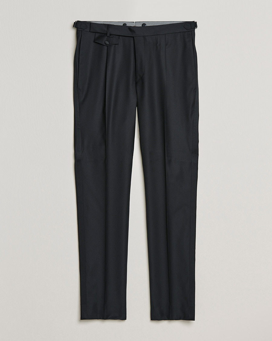 Herre | Bukser | Morris Heritage | Tuxedo Trousers Black