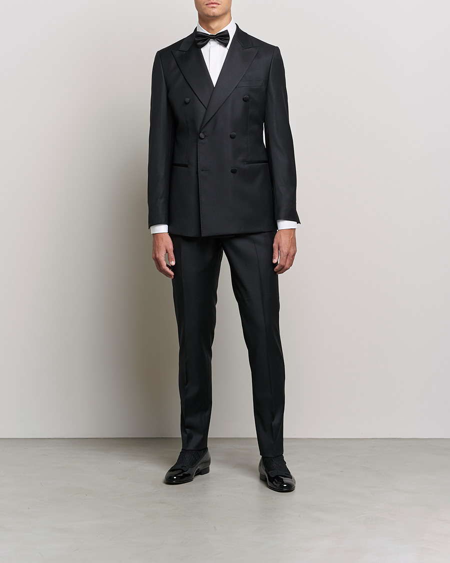 Herre | Bukser | Morris Heritage | Tuxedo Trousers Black