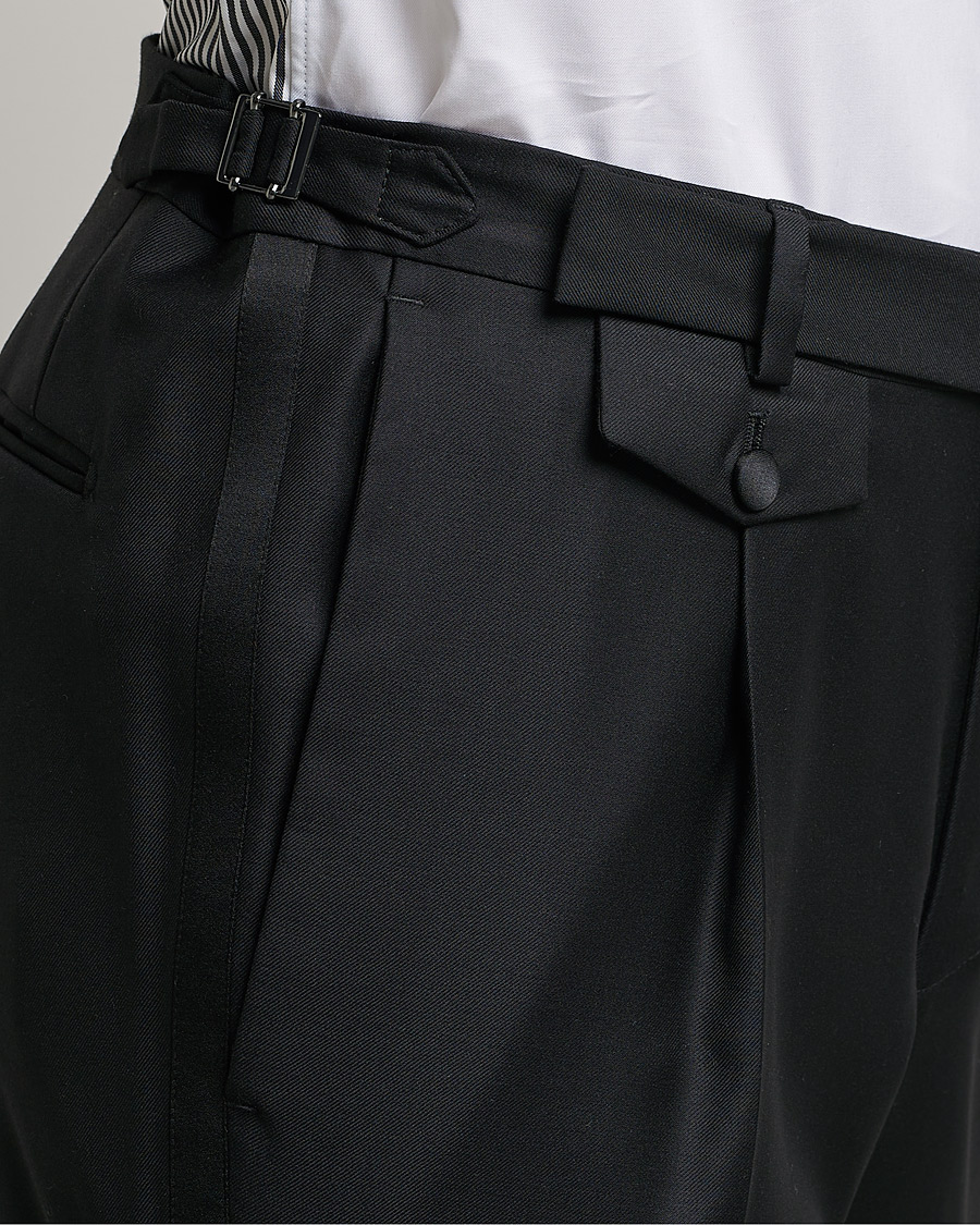 Herre | Bukser | Morris Heritage | Tuxedo Trousers Black