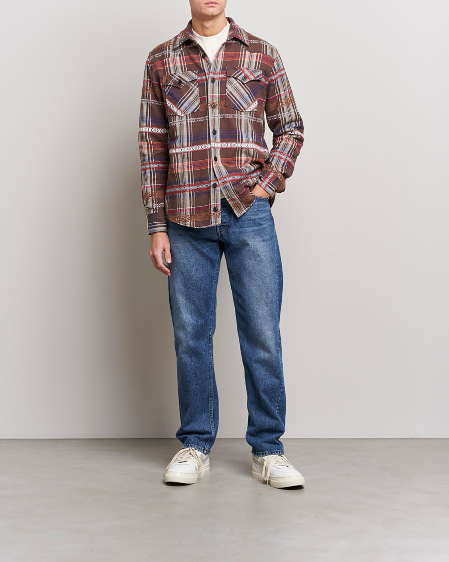 Herre | Skjorter | Morris | Walton Inca Overshirt Brown