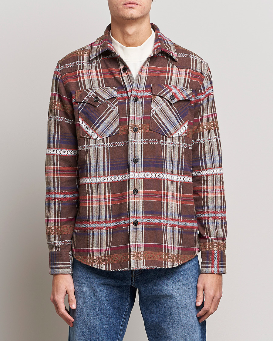 Herre | Skjorter | Morris | Walton Inca Overshirt Brown