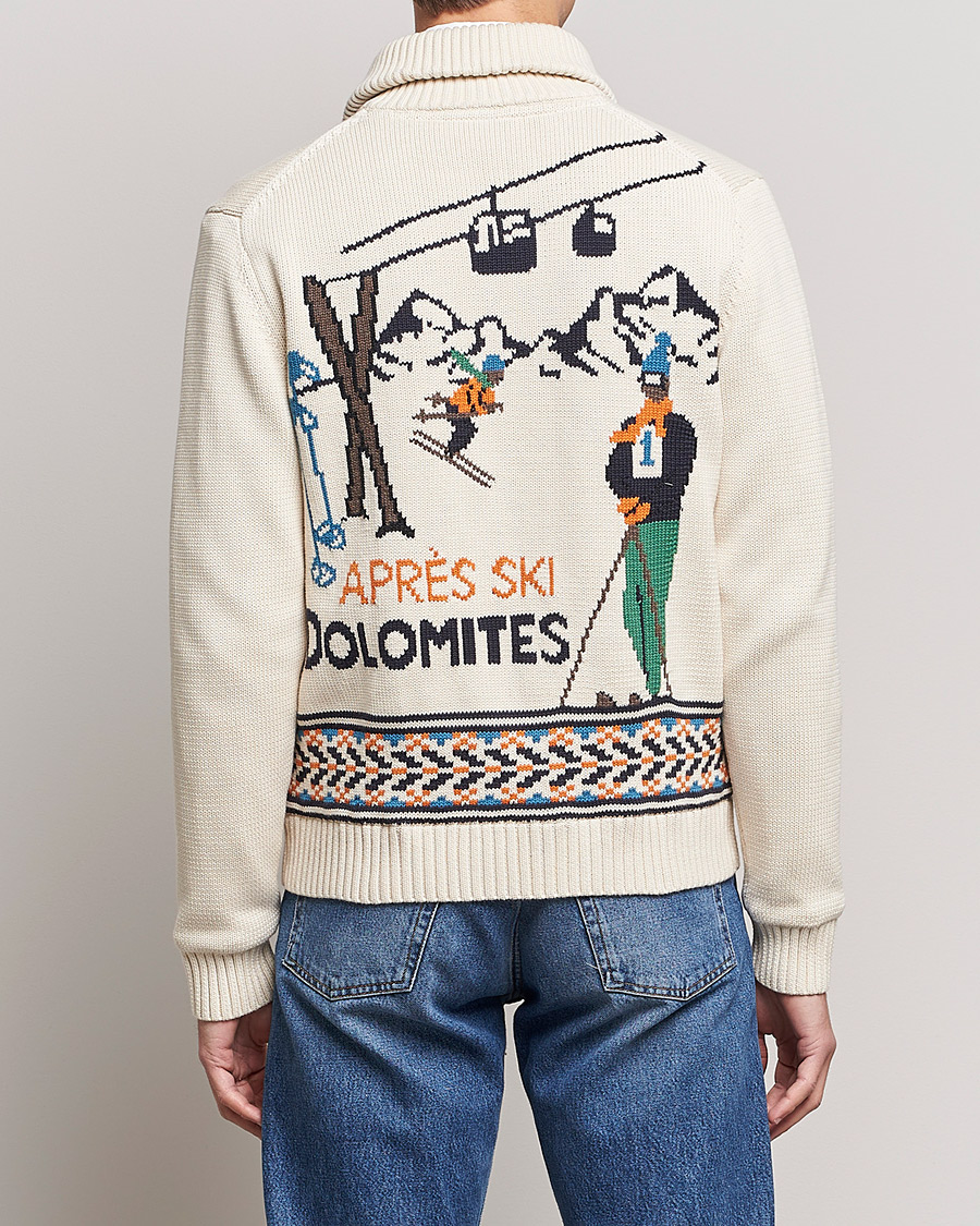 Herre | Trøjer | Morris | Clyde Full Zip Cardigan Off White