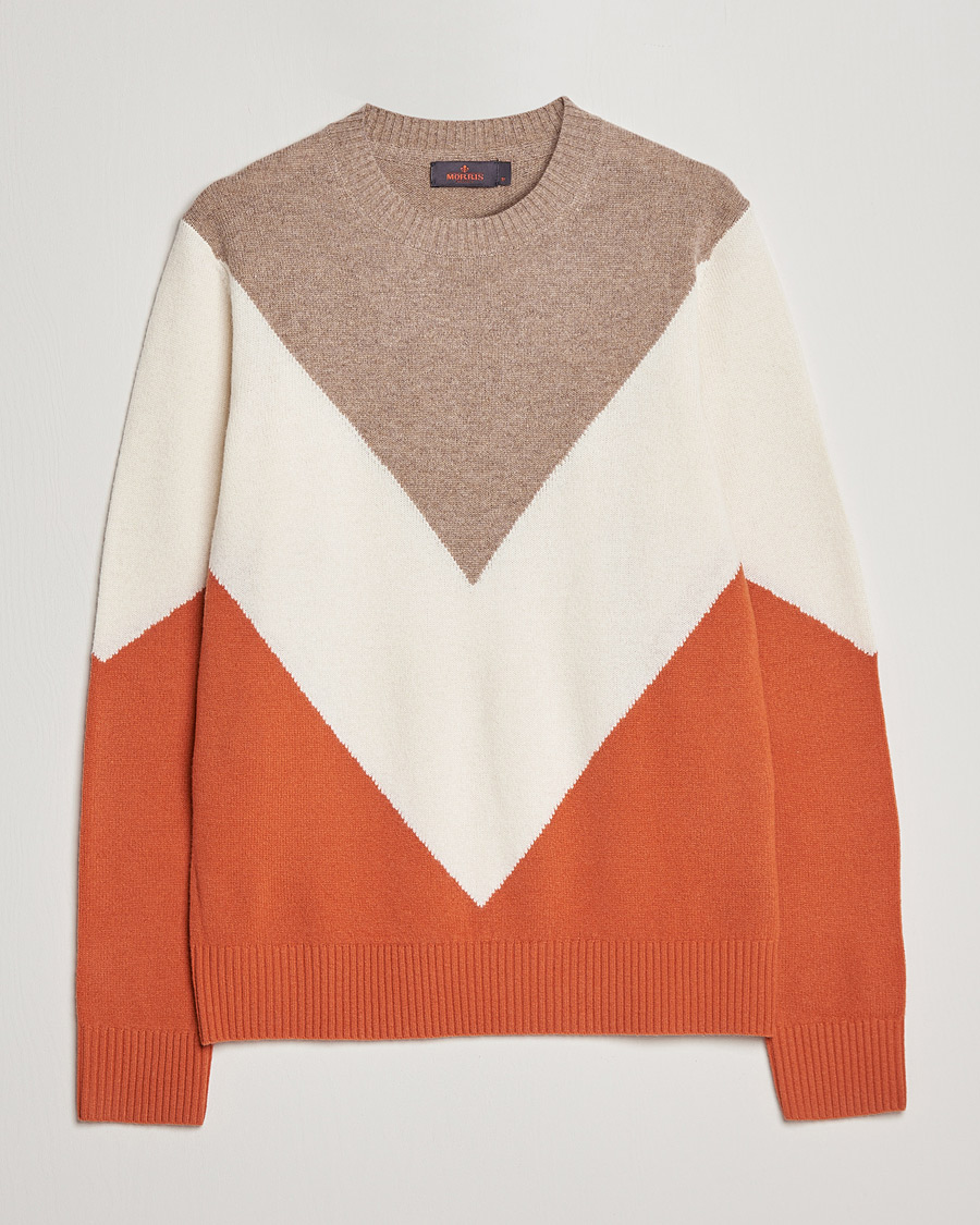 Herre | Trøjer | Morris | Novello Crew Neck Orange