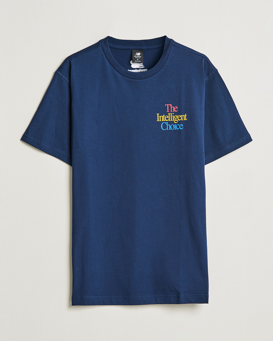 Herre | T-Shirts | New Balance | Intelligent Choice T-Shirt Natural Indigo