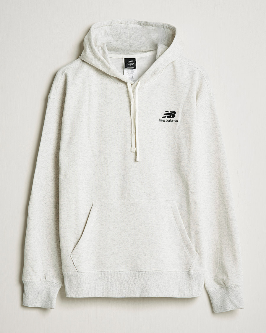Herre | Trøjer | New Balance | Essentials Hoodie Sea Salt Heather
