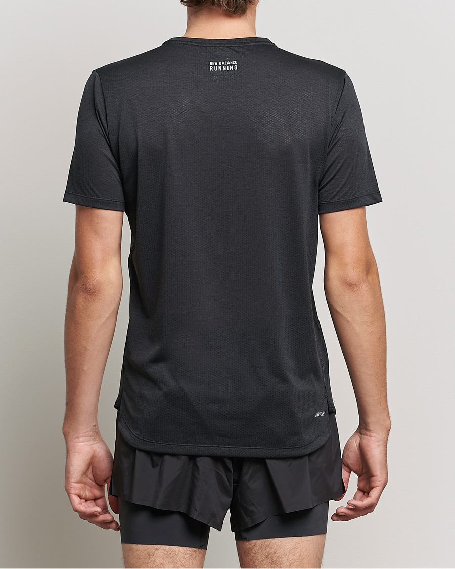 Herre | T-Shirts | New Balance Running | Impact Run Short Sleeve T-Shirt Black