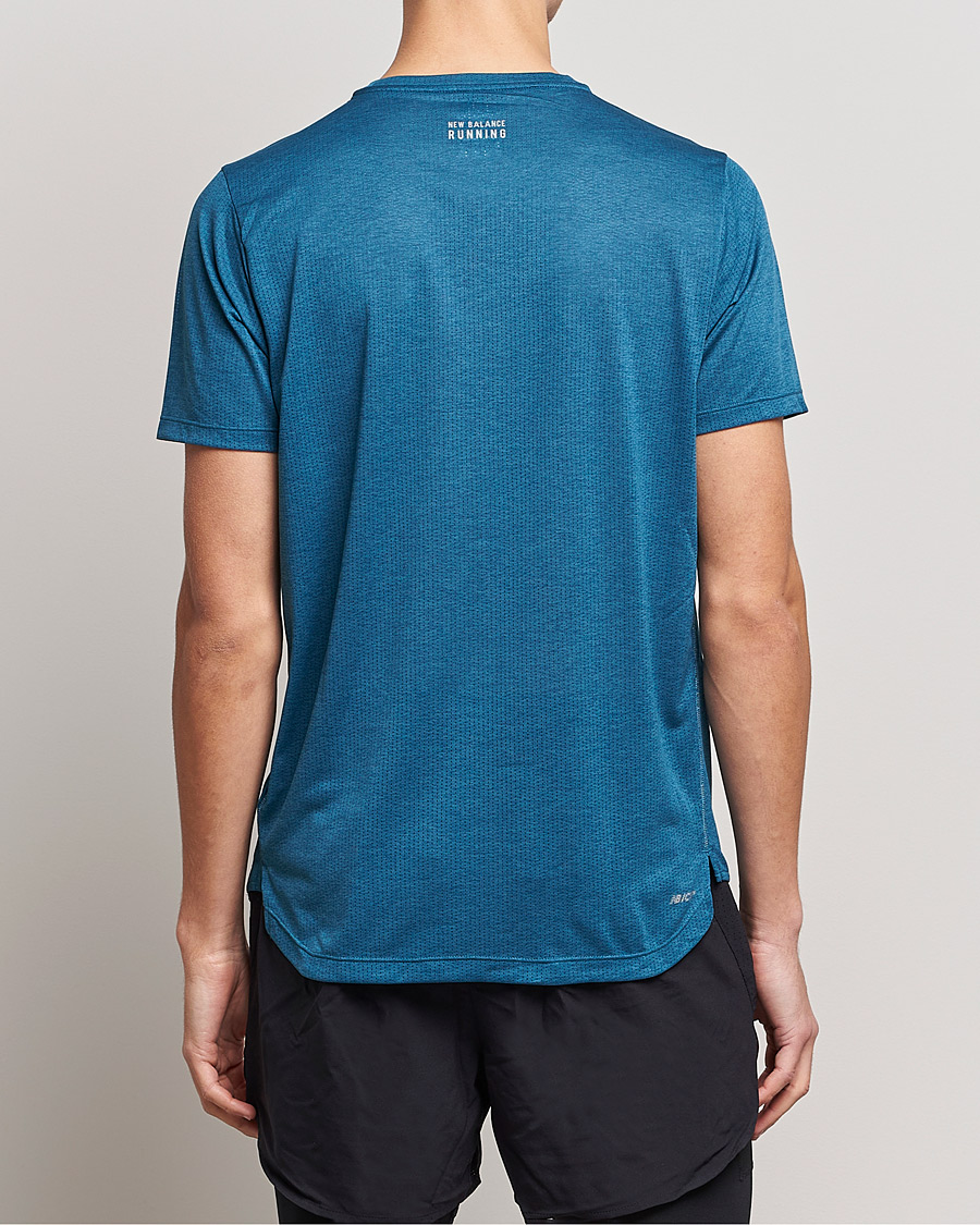 Herre | T-Shirts | New Balance Running | Impact Run Short Sleeve T-Shirt Dark Moonstone
