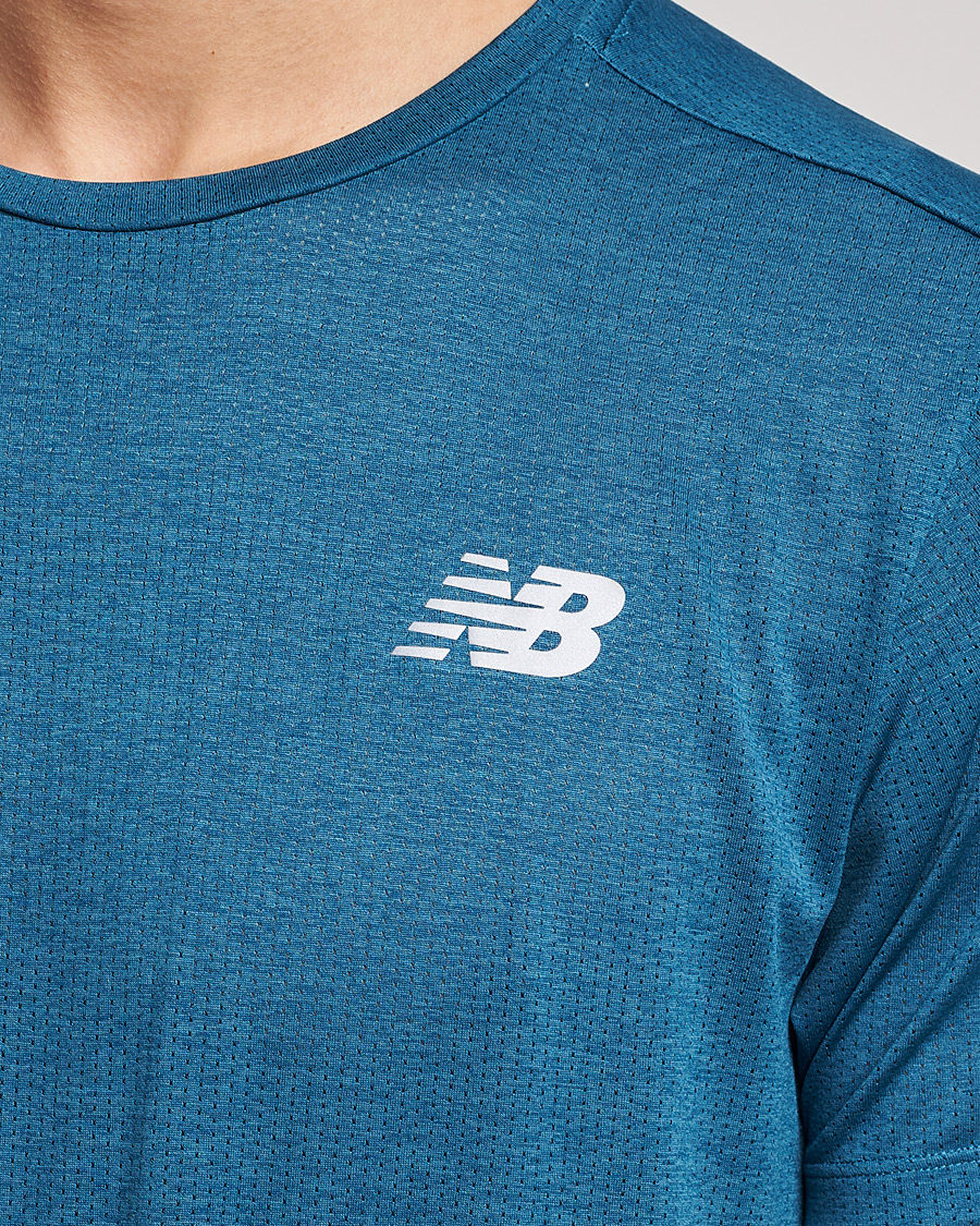 Herre | T-Shirts | New Balance Running | Impact Run Short Sleeve T-Shirt Dark Moonstone