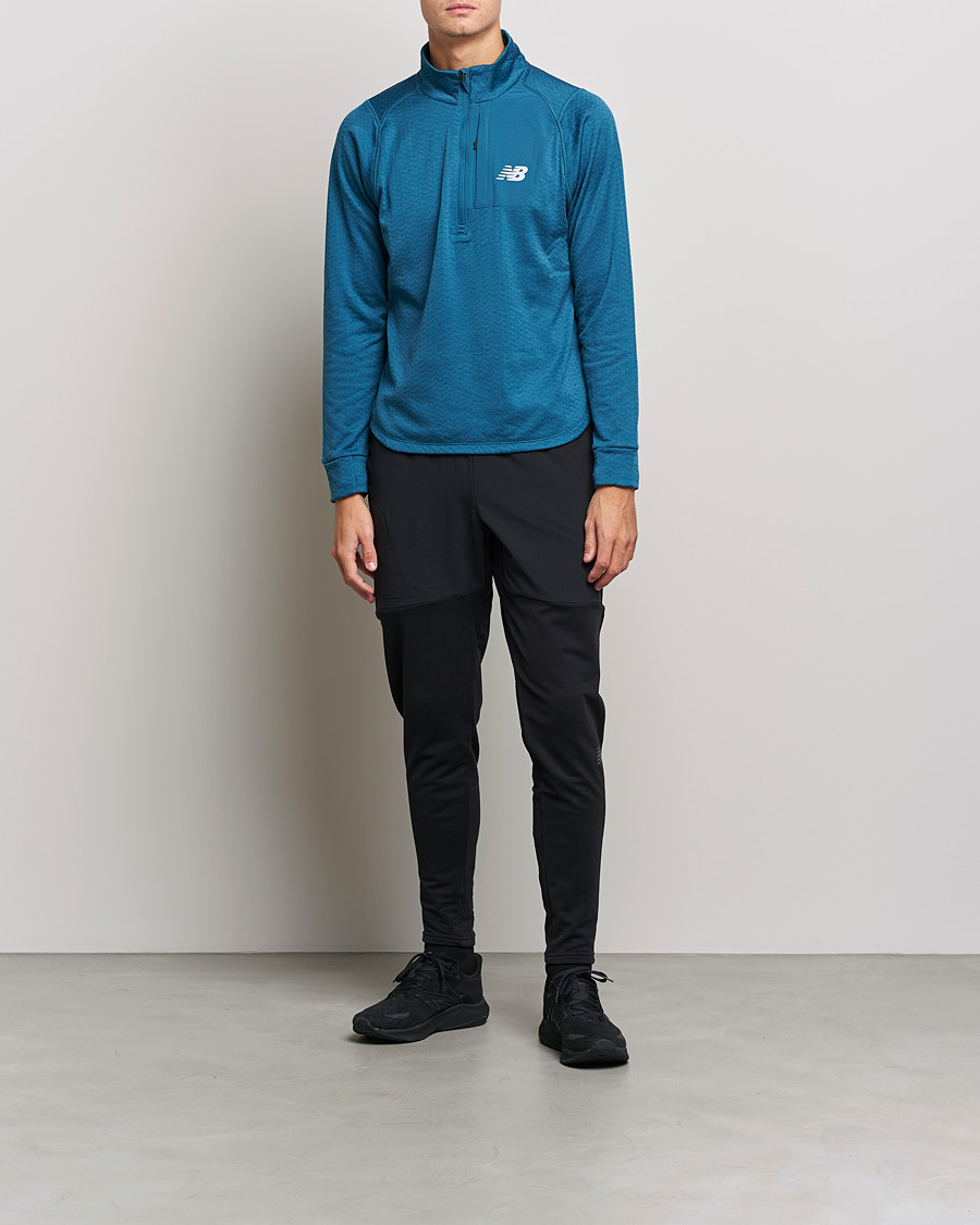 Herre | Trøjer | New Balance Running | Heat Grid Half Zip Dark Moonstone