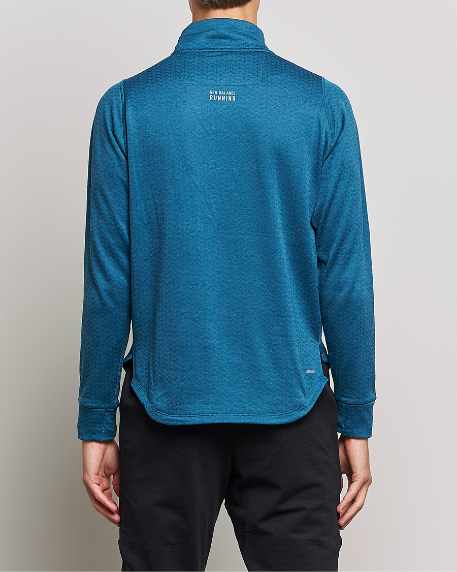 Herre | Trøjer | New Balance Running | Heat Grid Half Zip Dark Moonstone