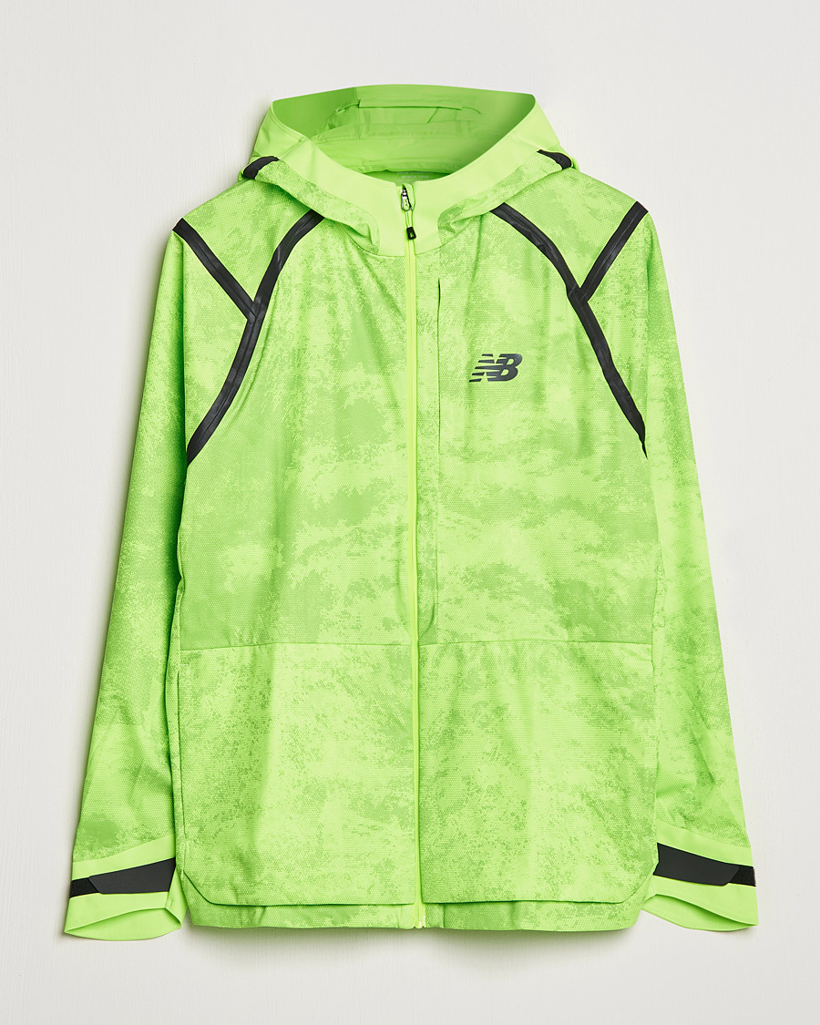 Herre | Jakker | New Balance Running | All-Terrain Waterproof Jacket Pixel Green