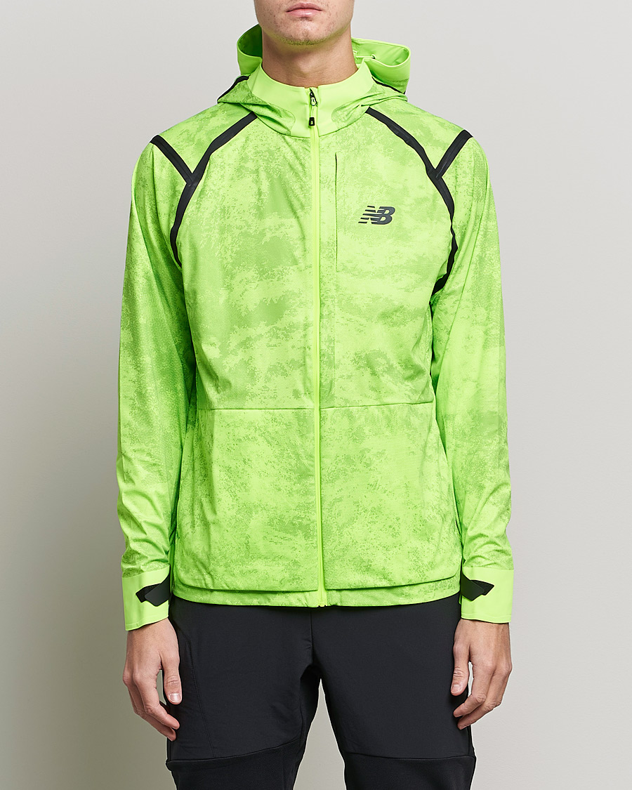 Herre | Jakker | New Balance Running | All-Terrain Waterproof Jacket Pixel Green