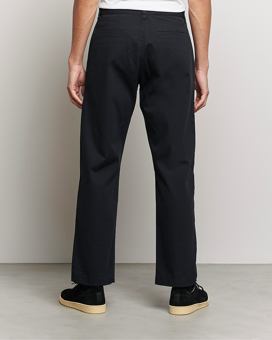 Herre | Bukser | NN07 | Alex Straight Fit Cotton Chinos Black