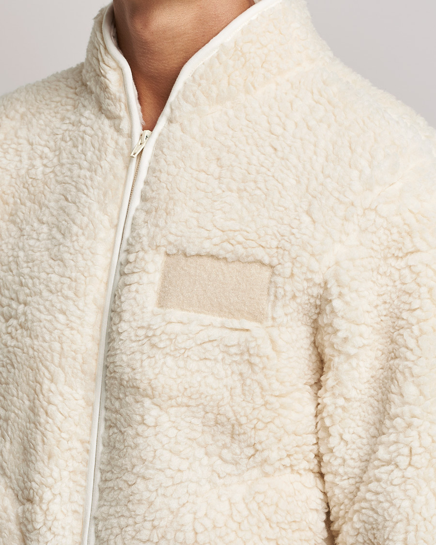 Herre | Trøjer | NN07 | Morten Fleece Full Zip Ecru