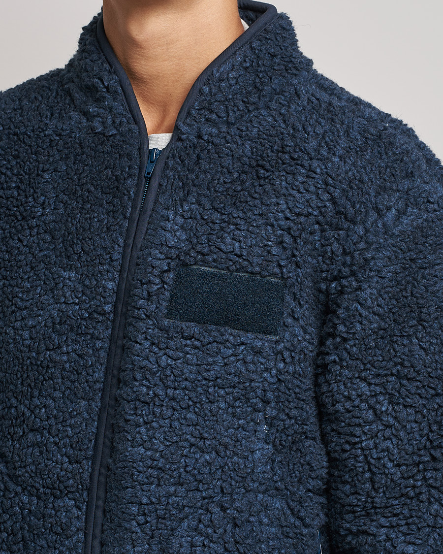Herre | Trøjer | NN07 | Morten Fleece Full Zip Sea Blue