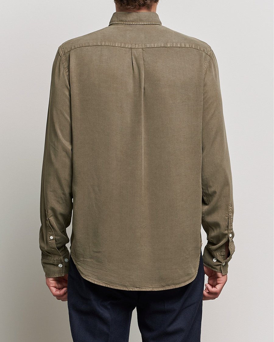 Herre | Skjorter | NN07 | Levon Tencel Shirt Dark Clay