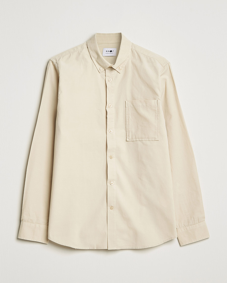 Herre | Skjorter | NN07 | Arne Corduroy Shirt Ecru