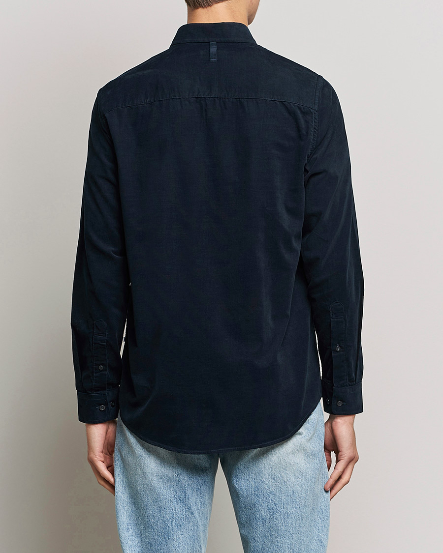 Herre | Skjorter | NN07 | Arne Corduroy Shirt Navy