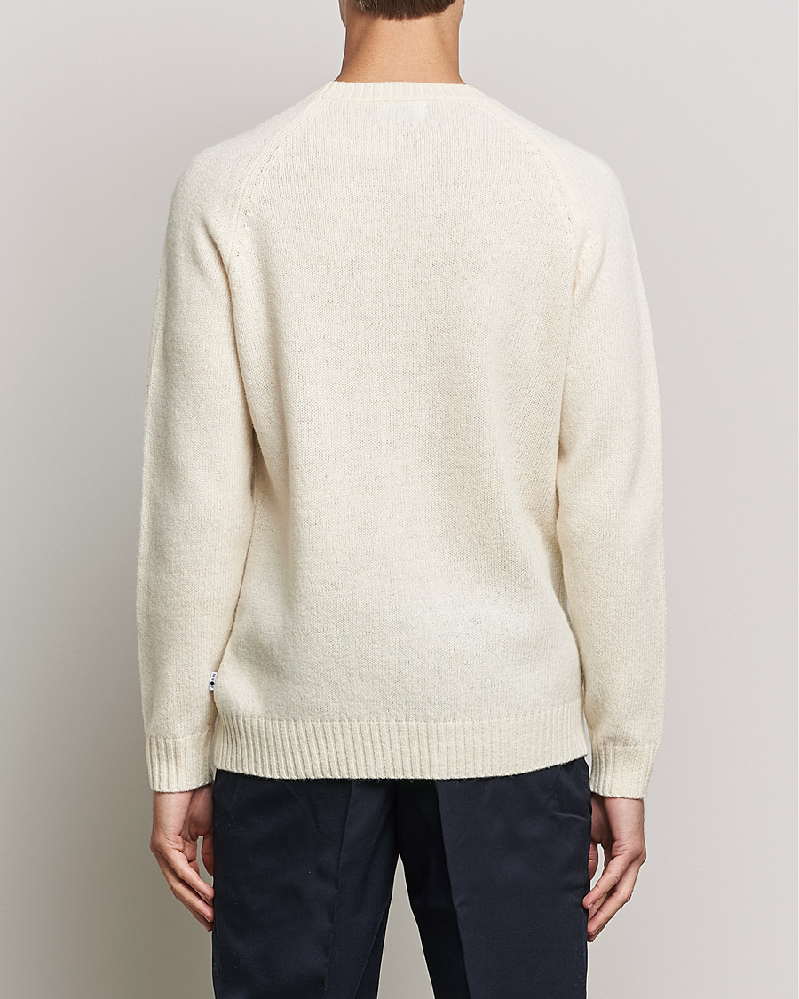 Herre | Trøjer | NN07 | Nathan Brushed Crew Neck Ecru