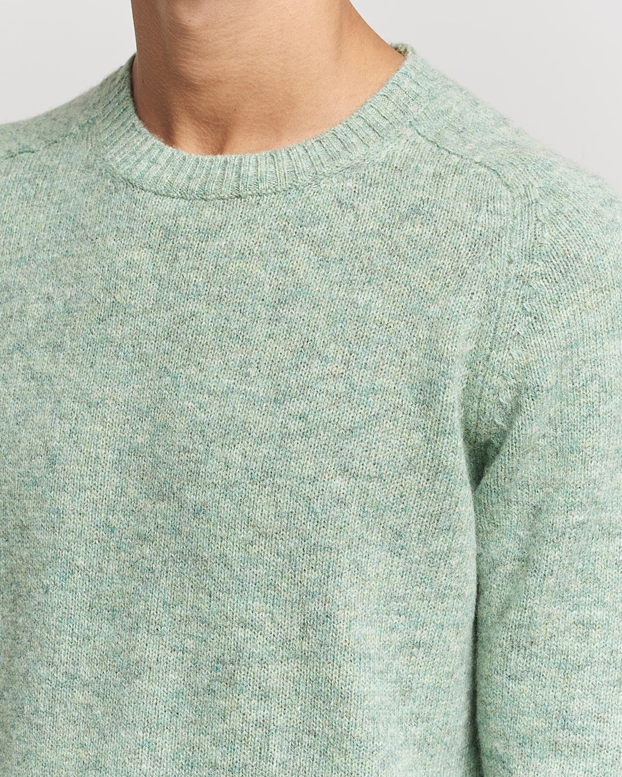 Herre | Trøjer | NN07 | Nathan Brushed Crew Neck Dusty Green