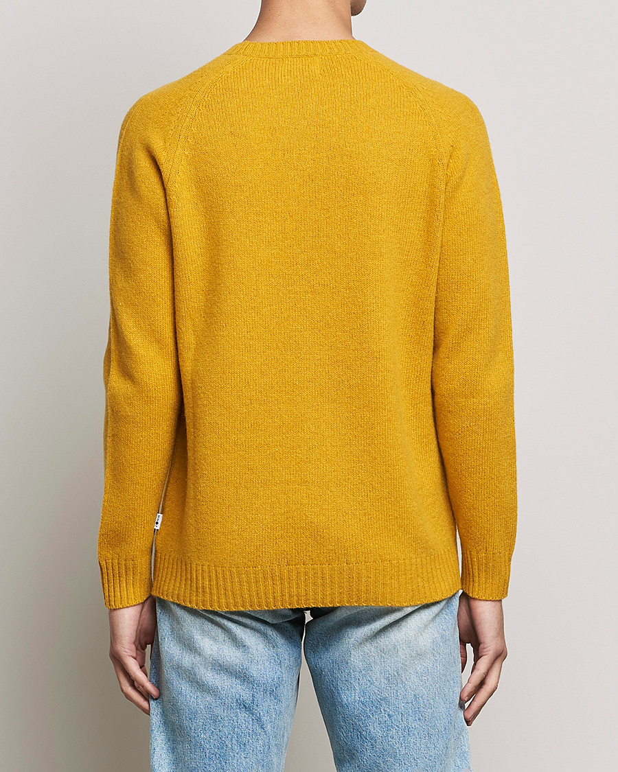 Herre | Trøjer | NN07 | Nathan Brushed Crew Neck Yellow