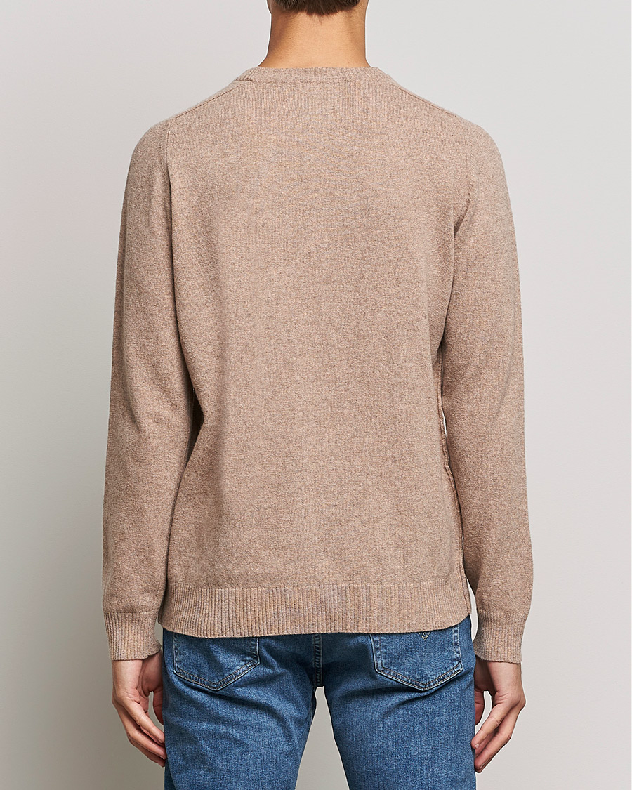 Herre | Trøjer | NN07 | Edward Lambswool Crew Neck Pullover Khaki