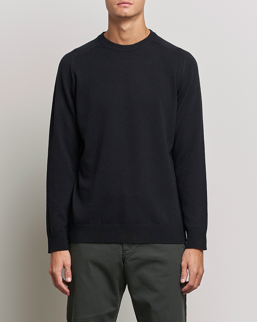Herre | Trøjer | NN07 | Edward Lambswool Crew Neck Pullover Black