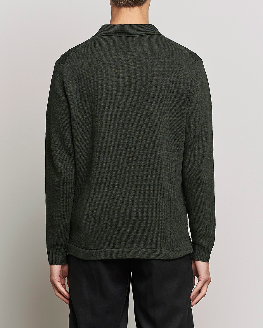 Herre | Trøjer | NN07 | Vito Knitted Polo Dark Green