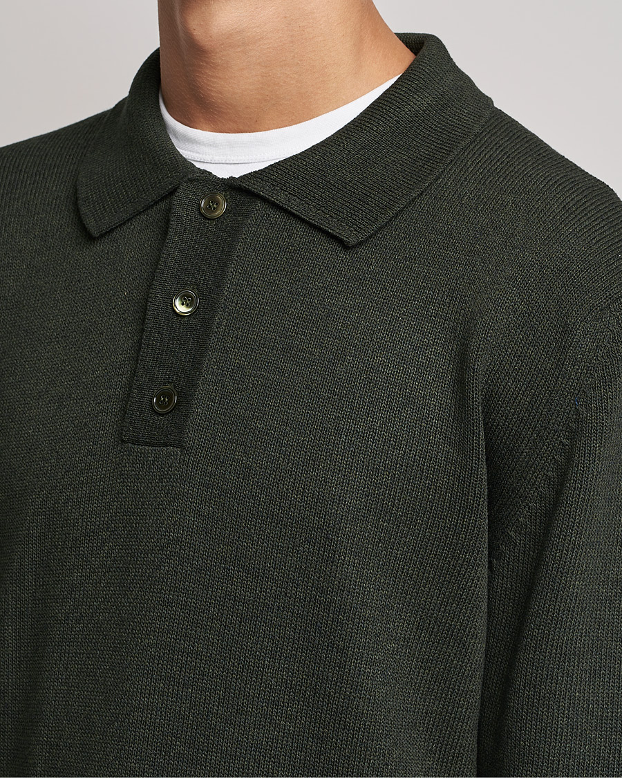 Herre | Trøjer | NN07 | Vito Knitted Polo Dark Green