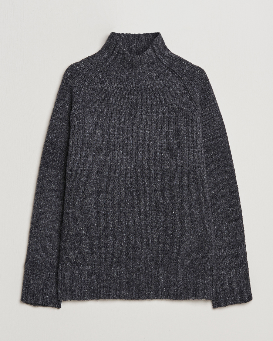 Herre | Trøjer | NN07 | William Merino Knitted Polo Concrete