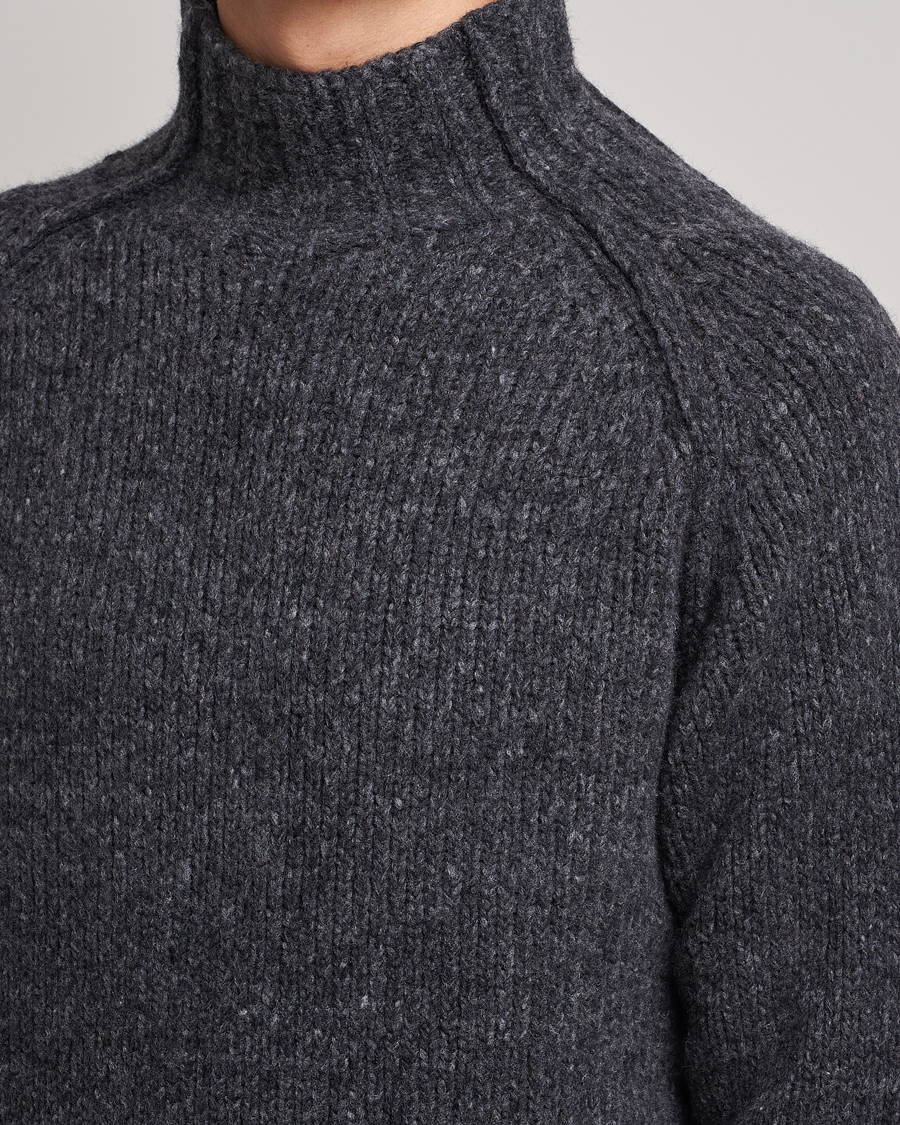 Herre | Trøjer | NN07 | William Merino Knitted Polo Concrete