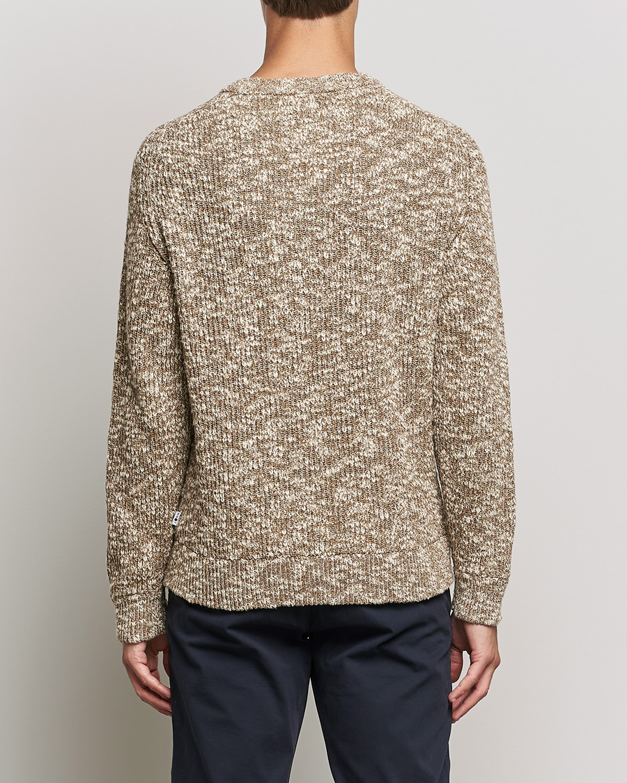Herre | Trøjer | NN07 | Jesse Cotton Knitted Sweater Pyramid Melange