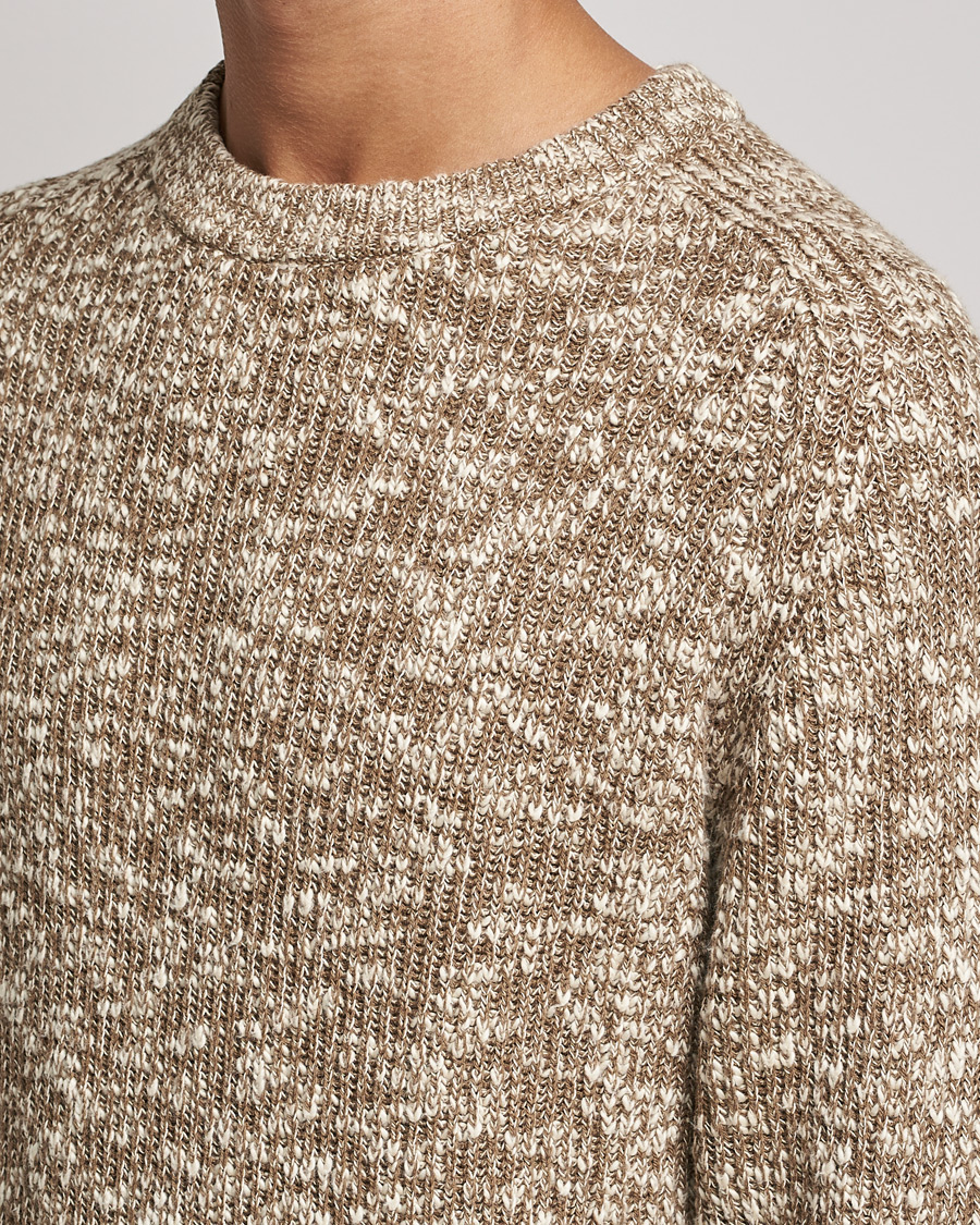 Herre | Trøjer | NN07 | Jesse Cotton Knitted Sweater Pyramid Melange