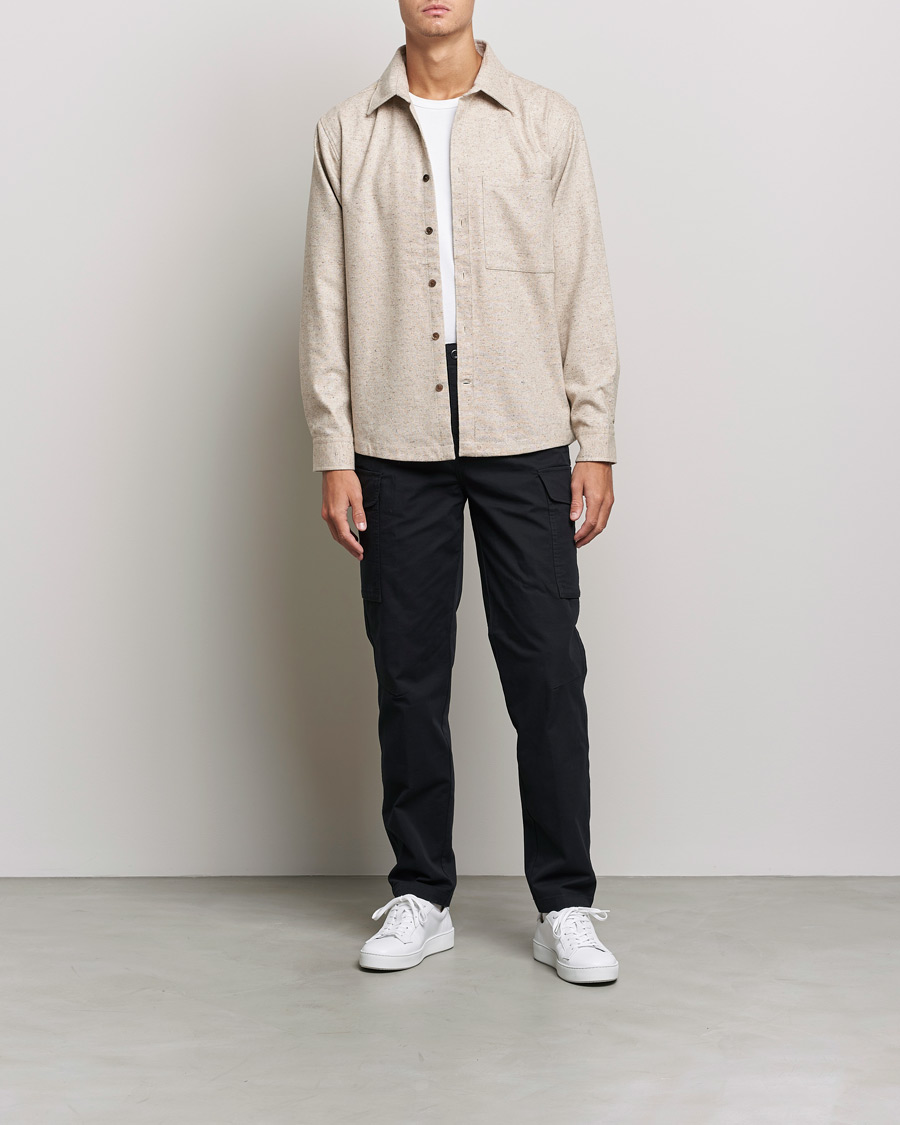 Herre | Skjorter | NN07 | Hans Lined Structured Overshirt Khaki