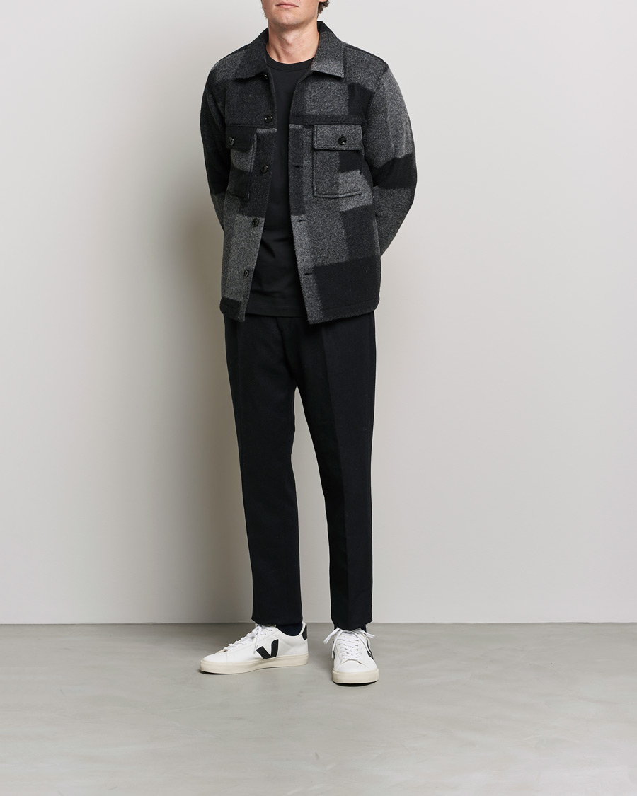 Herre | Jakker | NN07 | Wilas Checked Flight Jacket Black