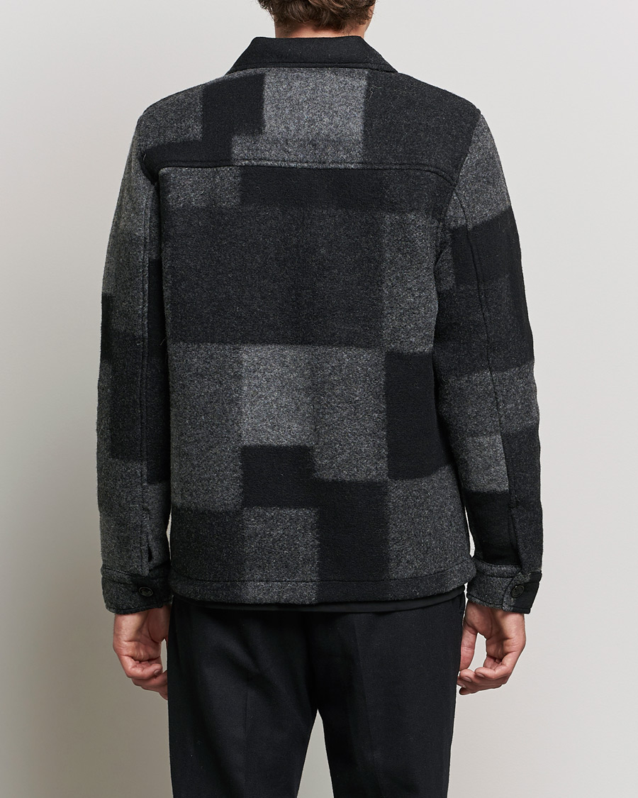 Herre | Jakker | NN07 | Wilas Checked Flight Jacket Black