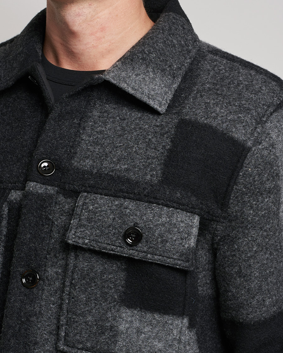 Herre | Jakker | NN07 | Wilas Checked Flight Jacket Black