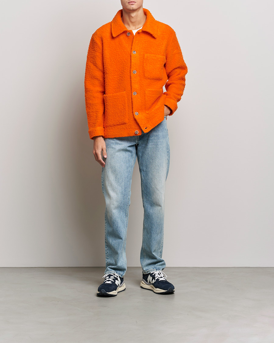 Herre | Trøjer | NN07 | Olav Fleece Jacket Bright Orange