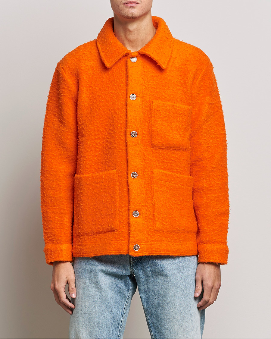 Herre | Trøjer | NN07 | Olav Fleece Jacket Bright Orange