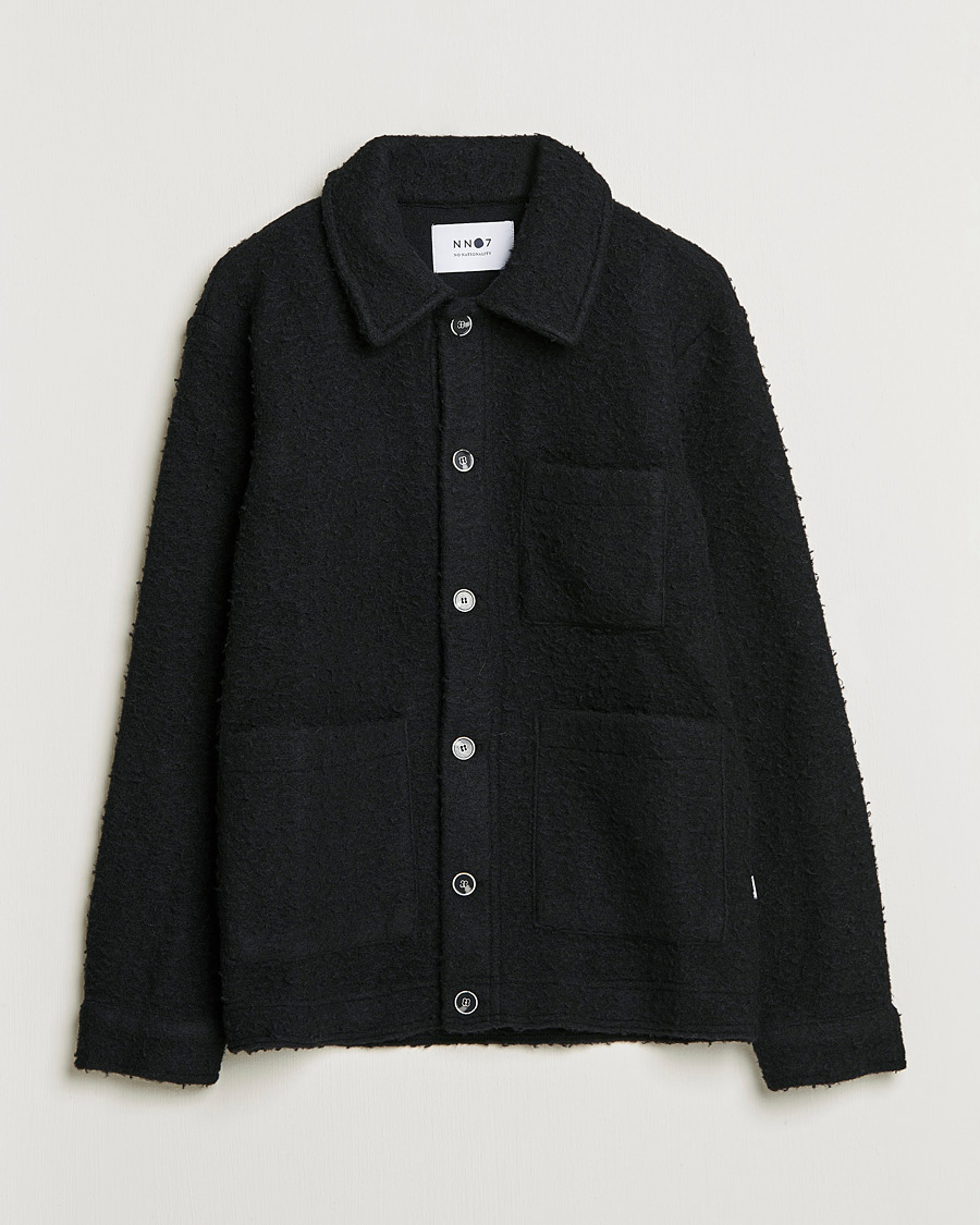 Herre | Trøjer | NN07 | Olav Fleece Jacket Black