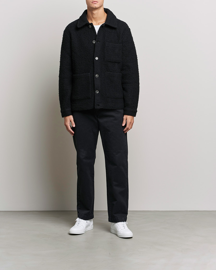 Herre | Trøjer | NN07 | Olav Fleece Jacket Black