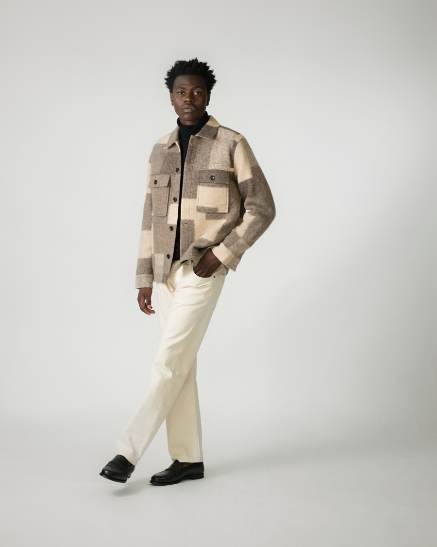 Herre | Jeans | NN07 | Sonny Straight Fit Jeans Ecru