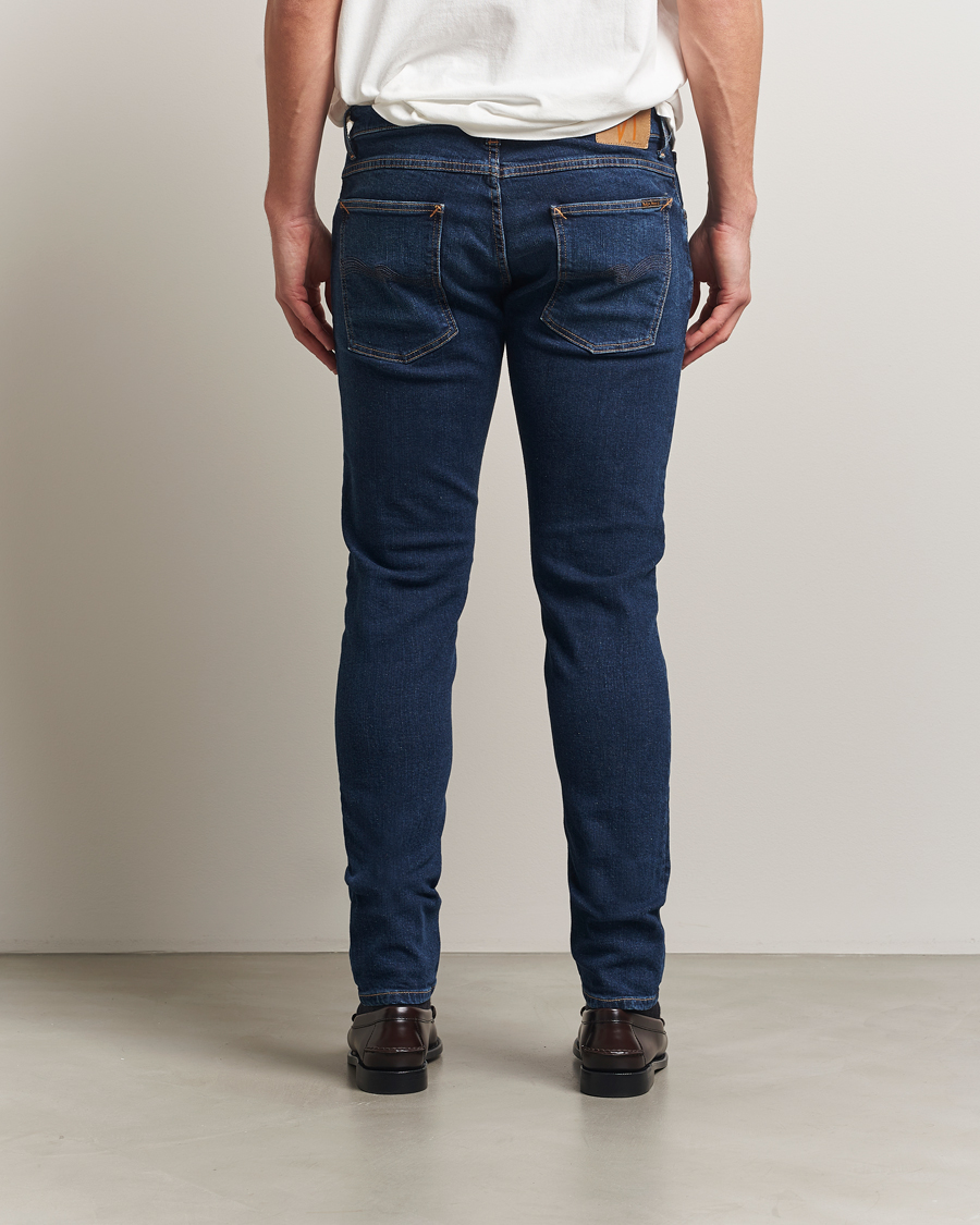 Herre | Jeans | Nudie Jeans | Tight Terry Jeans Dark Steel