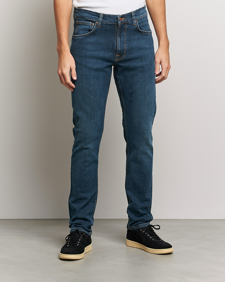 Herre | Jeans | Nudie Jeans | Lean Dean Organic Jeans Blue Rock