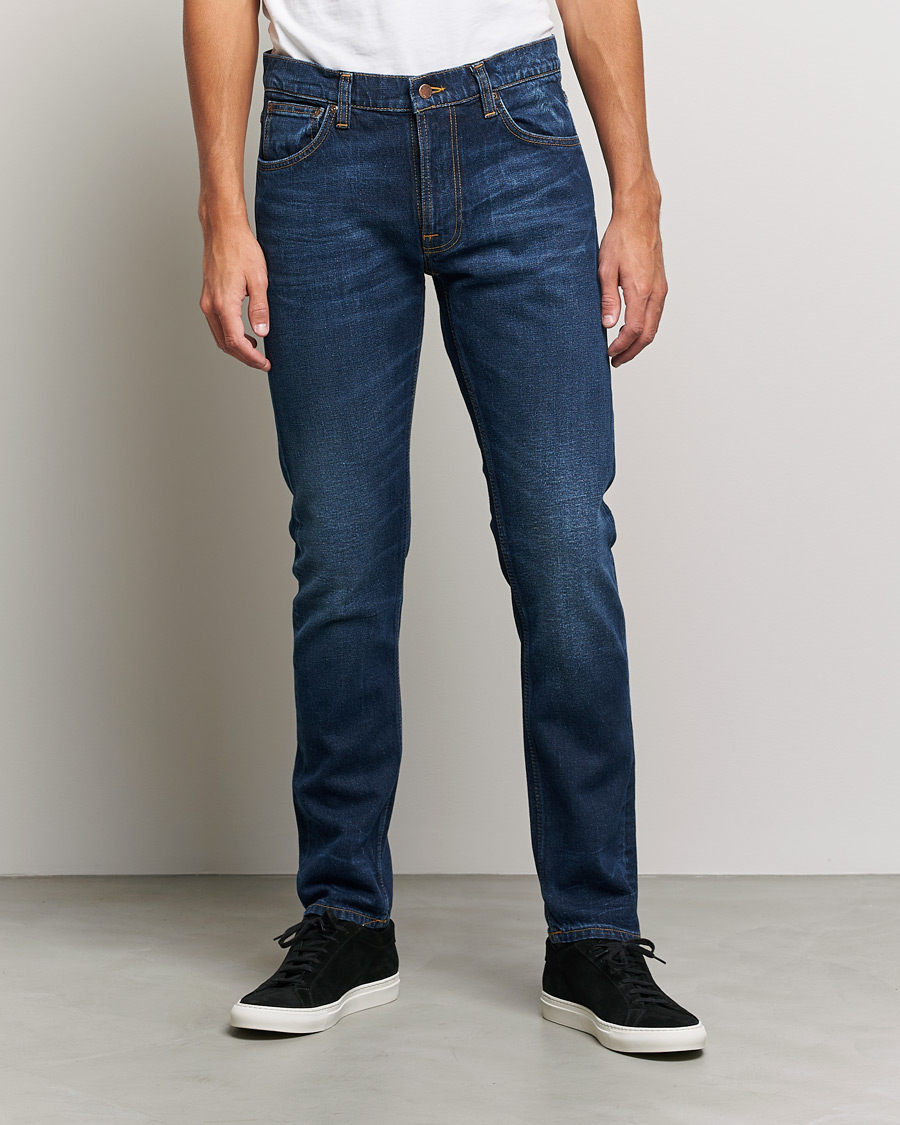 Herre | Jeans | Nudie Jeans | Lean Dean Organic Jeans Blue Thunder