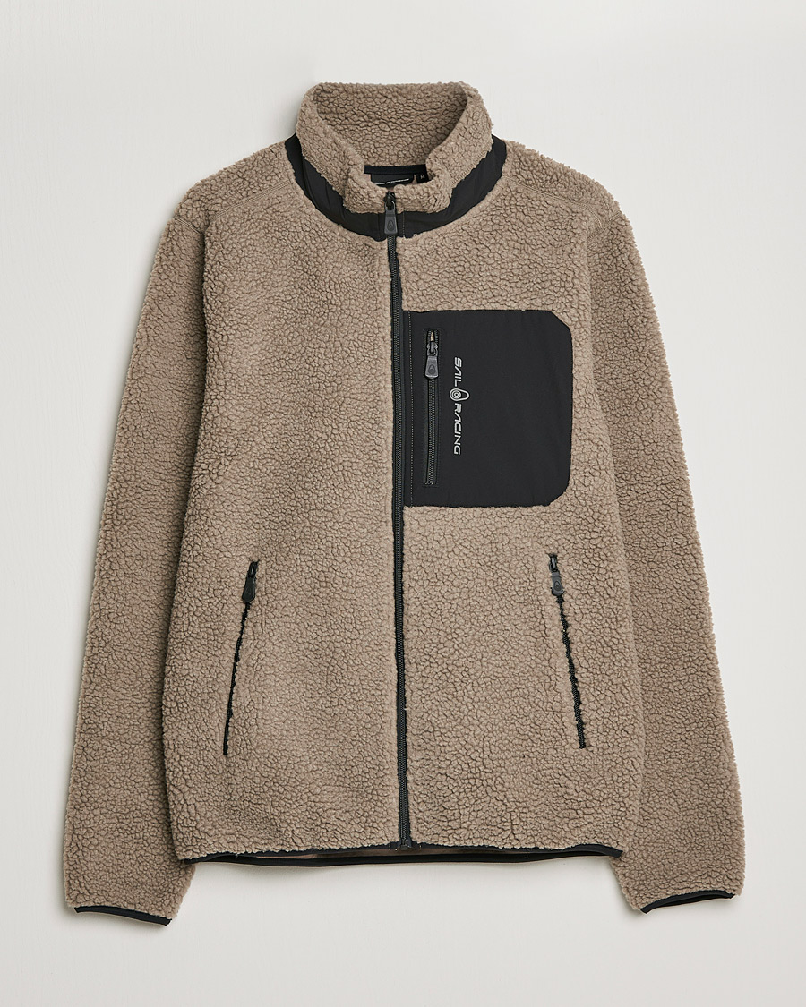 Herre | Trøjer | Sail Racing | Bowman Pile Zip Jacket Sand